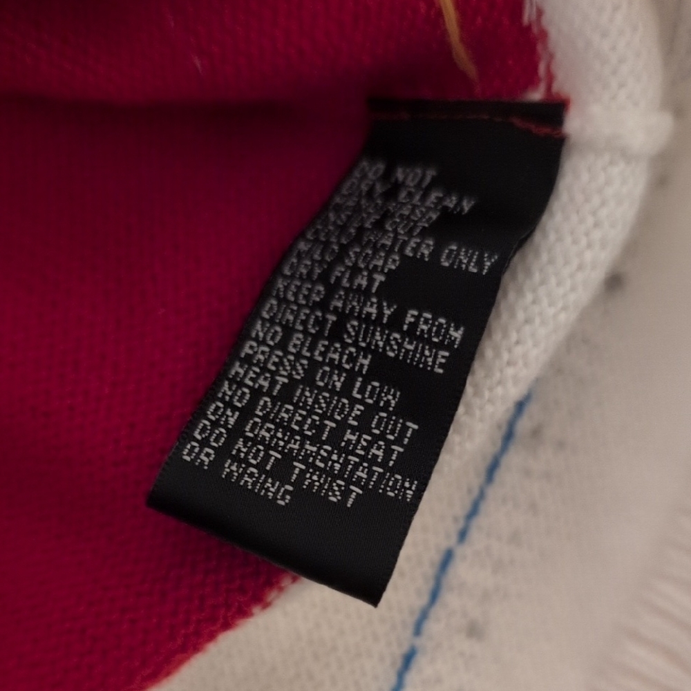 Michael Simon Red Cardigan with Graphic Design - Picture 11 of 13
